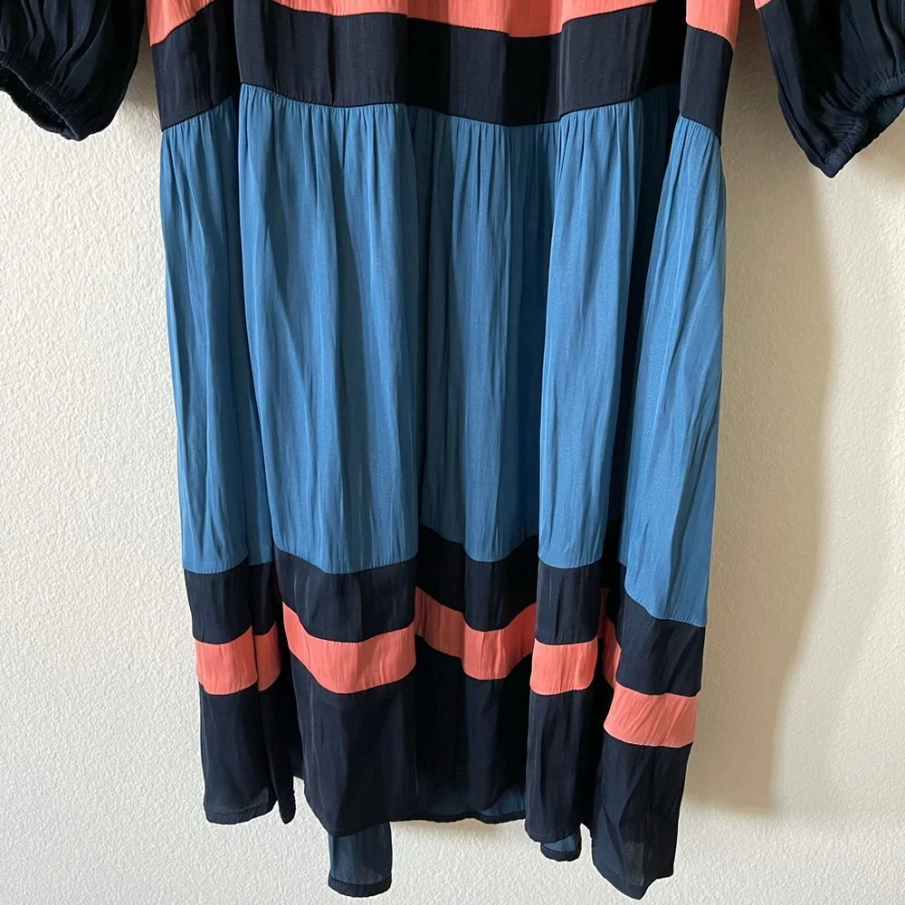 NWT⭐️Top Rated⭐️ANTHRO Aidy Colorblocked Midi Dress size small petite - Picture 10 of 13